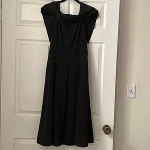 Paper Crown Black Dress
